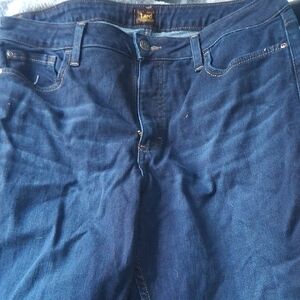 Lee Women's Dark Blue High Rise Jeans